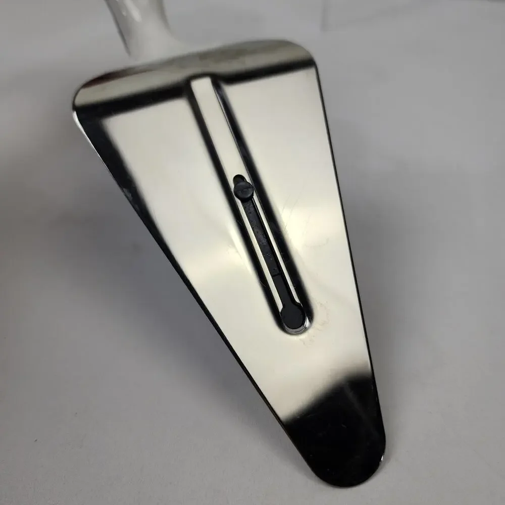 Zyliss Easy Serve Sliding Handle Cake / Pie Server Black White & Stainless